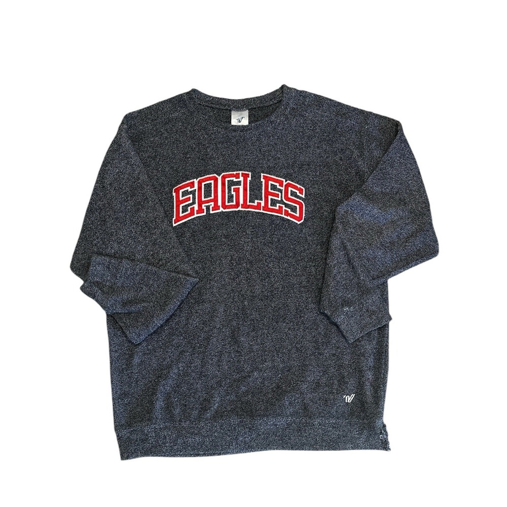 Varsity Spirit EAGLES Women's Embroidered Sweater‎ Size L 75%Cotton 25%Polyester